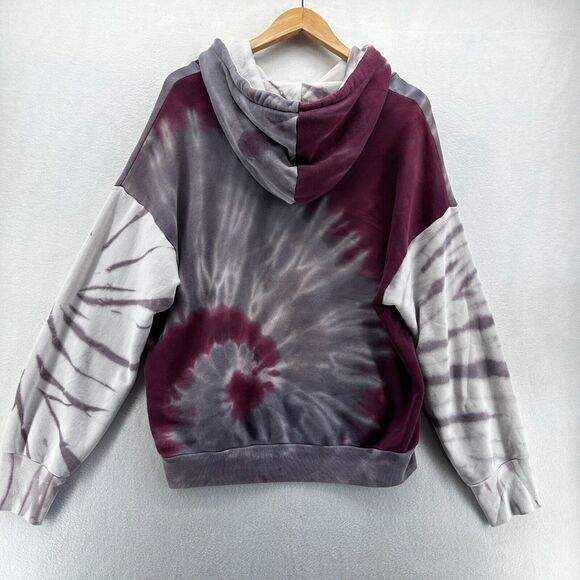 NSF Two Piece Lounge Set L Lissette Hoodie Sayde Jogger Wilde Magenta Dye Purple - Picture 4 of 16